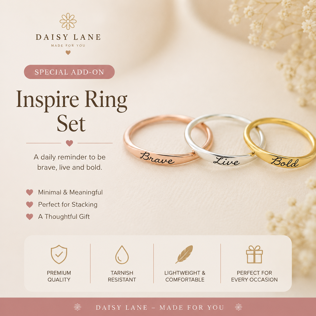 Stackable Ring set
