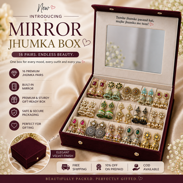 16 Pcs Jhumka Set | Handpicked Premium Collection
