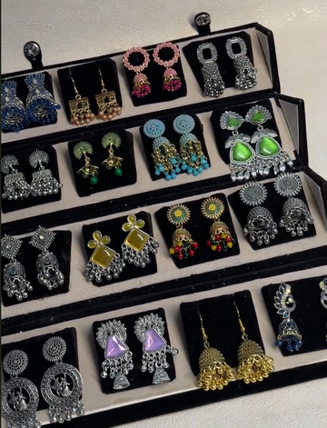 16 Pcs Designer Jhumka Set | Every Girl's Favourite ✨