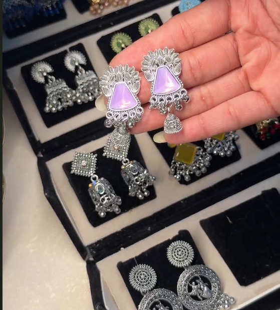 16 Pcs Designer Jhumka Set | Every Girl's Favourite ✨