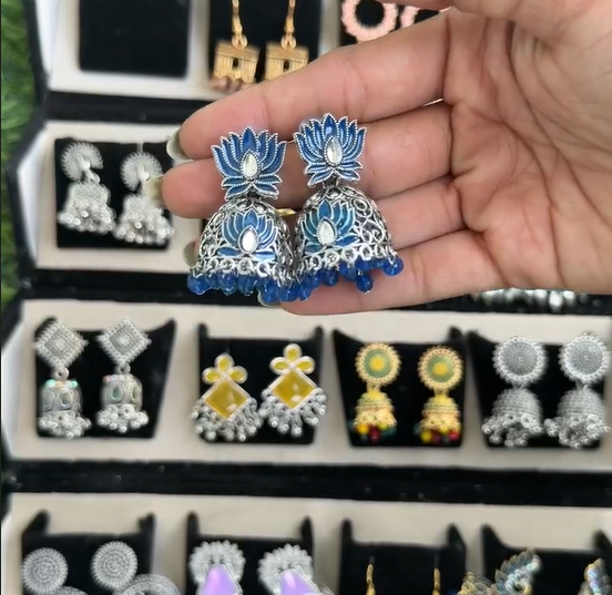 16 Pcs Designer Jhumka Set | Every Girl's Favourite ✨