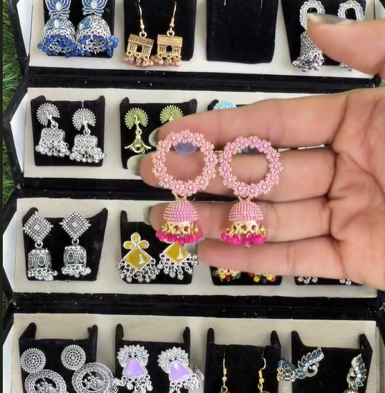 16 Pcs Designer Jhumka Set | Every Girl's Favourite ✨