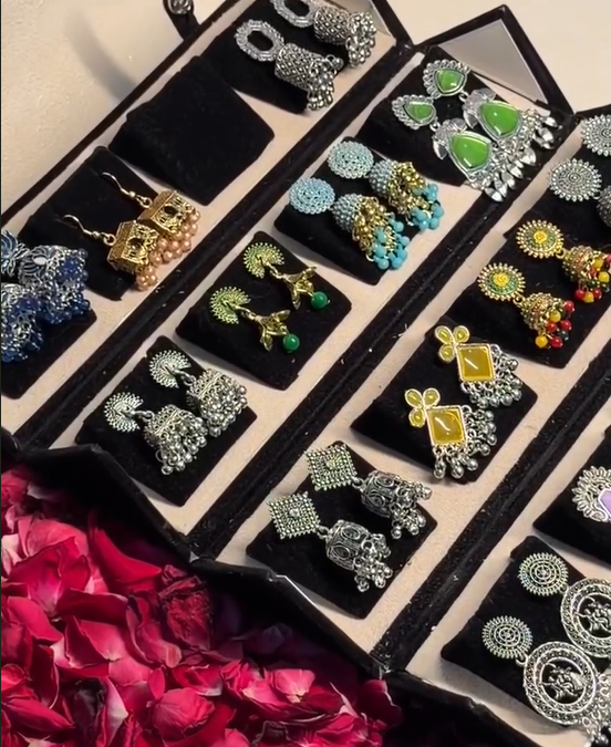 16 Pcs Designer Jhumka Set | Every Girl's Favourite ✨