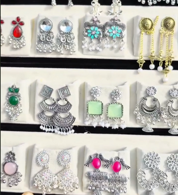 16 Pcs Jhumka Set | Handpicked Premium Collection