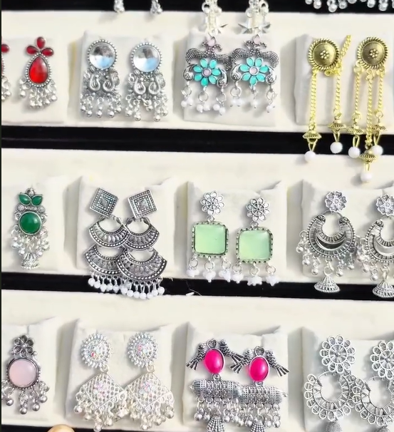 16 Pcs Jhumka Set | Handpicked Premium Collection