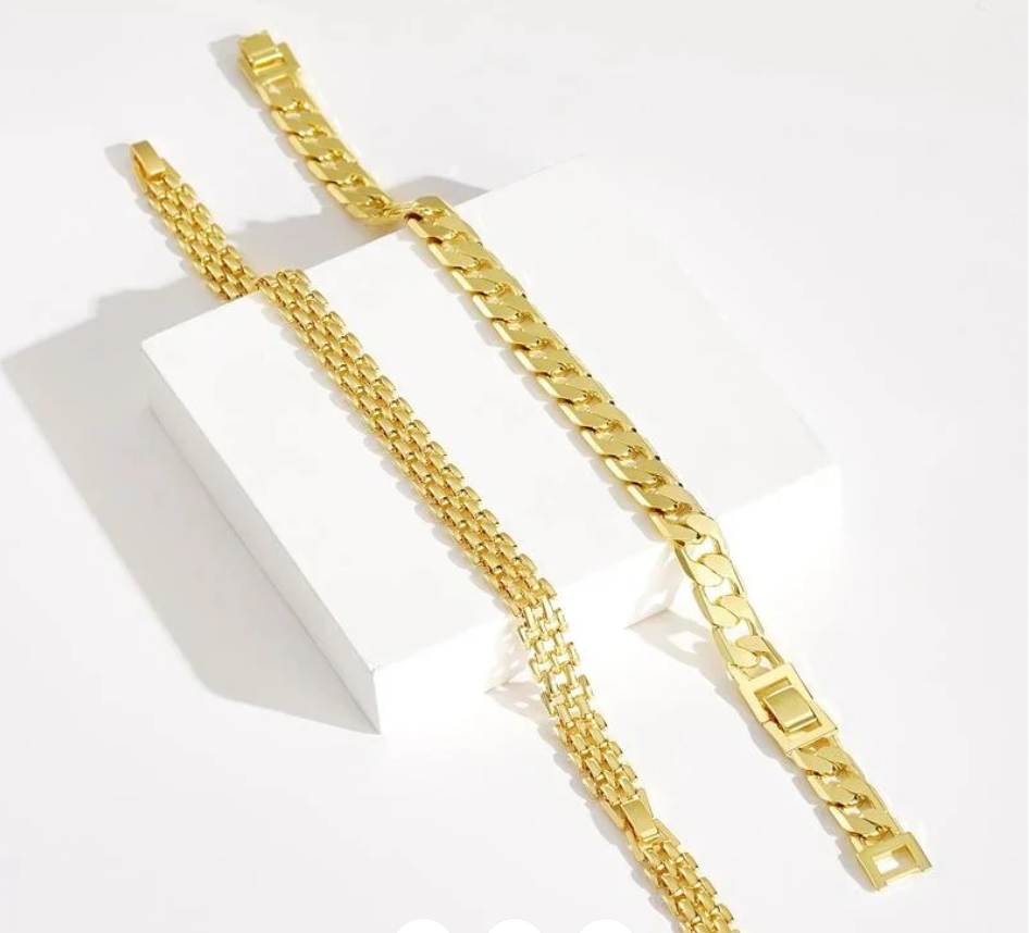 Anklet set (Cuban+Link)